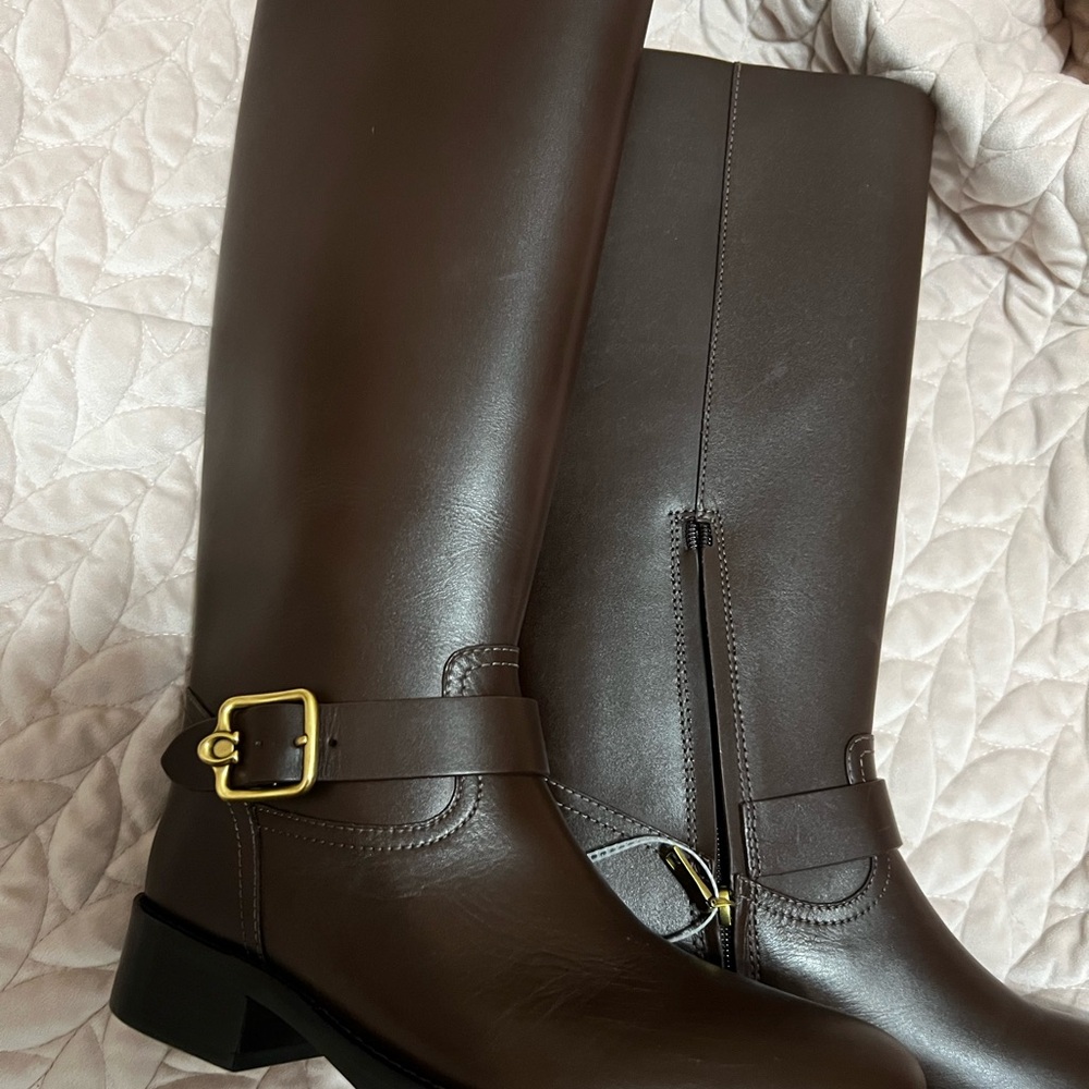 Coach Brown leather Boots